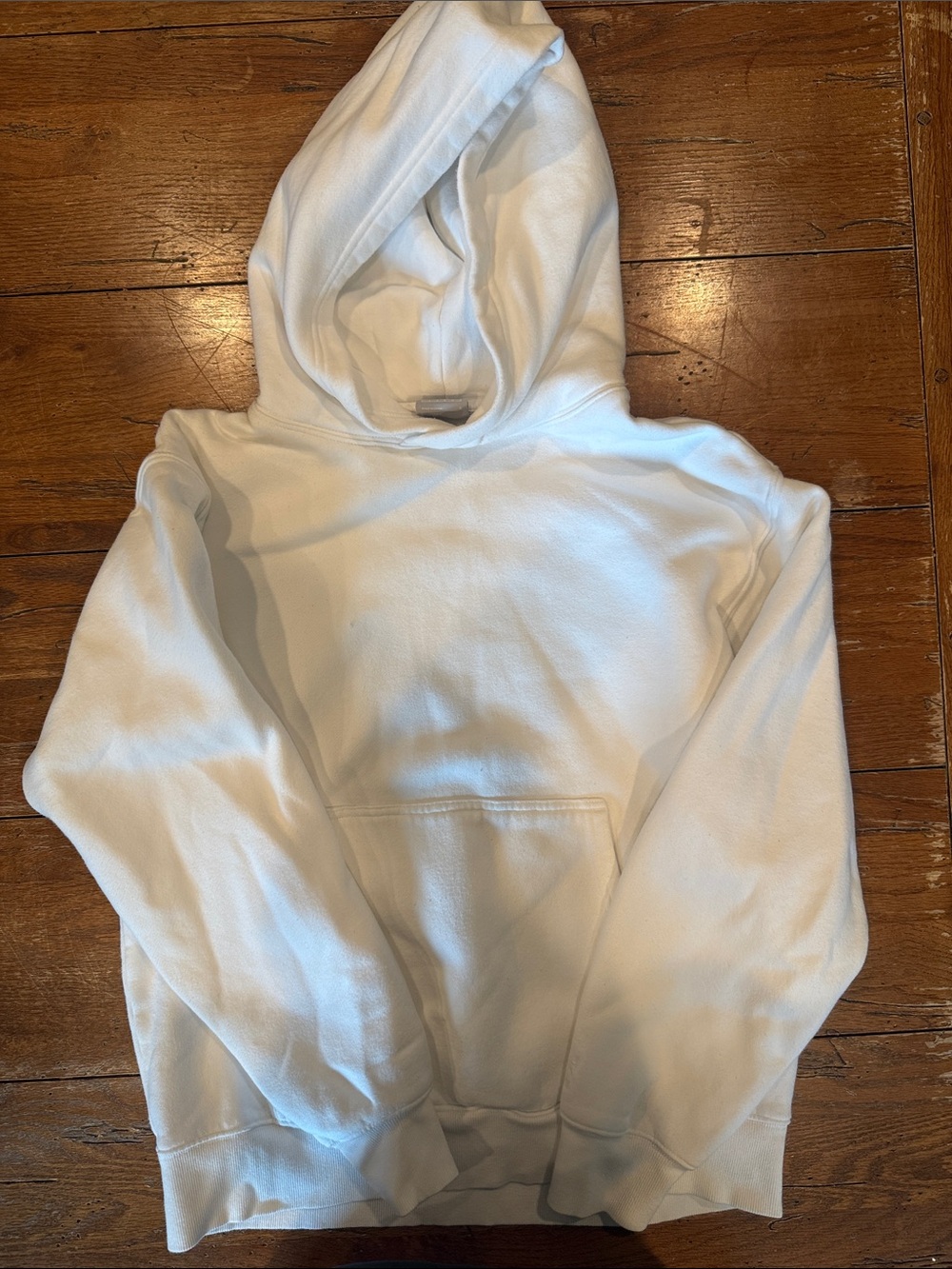 TNA Cozy AF White Fleece Hoodie